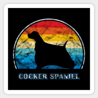 Cocker Spaniel Vintage Design Dog Sticker